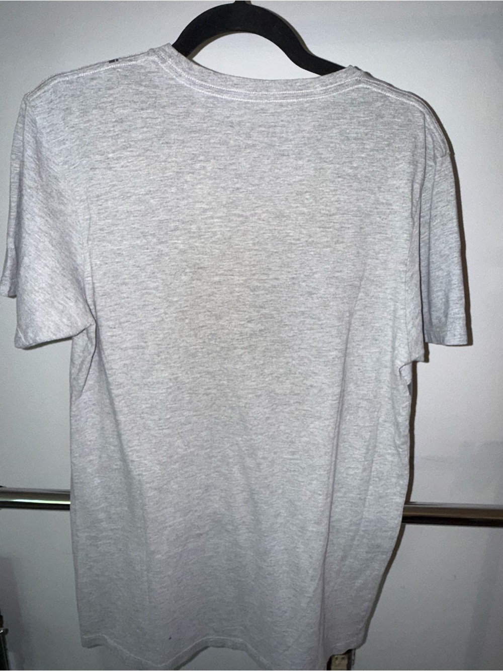 Zoo York Light Gray Crewneck Tee with Inside Logo Print - Picture 3 of 3